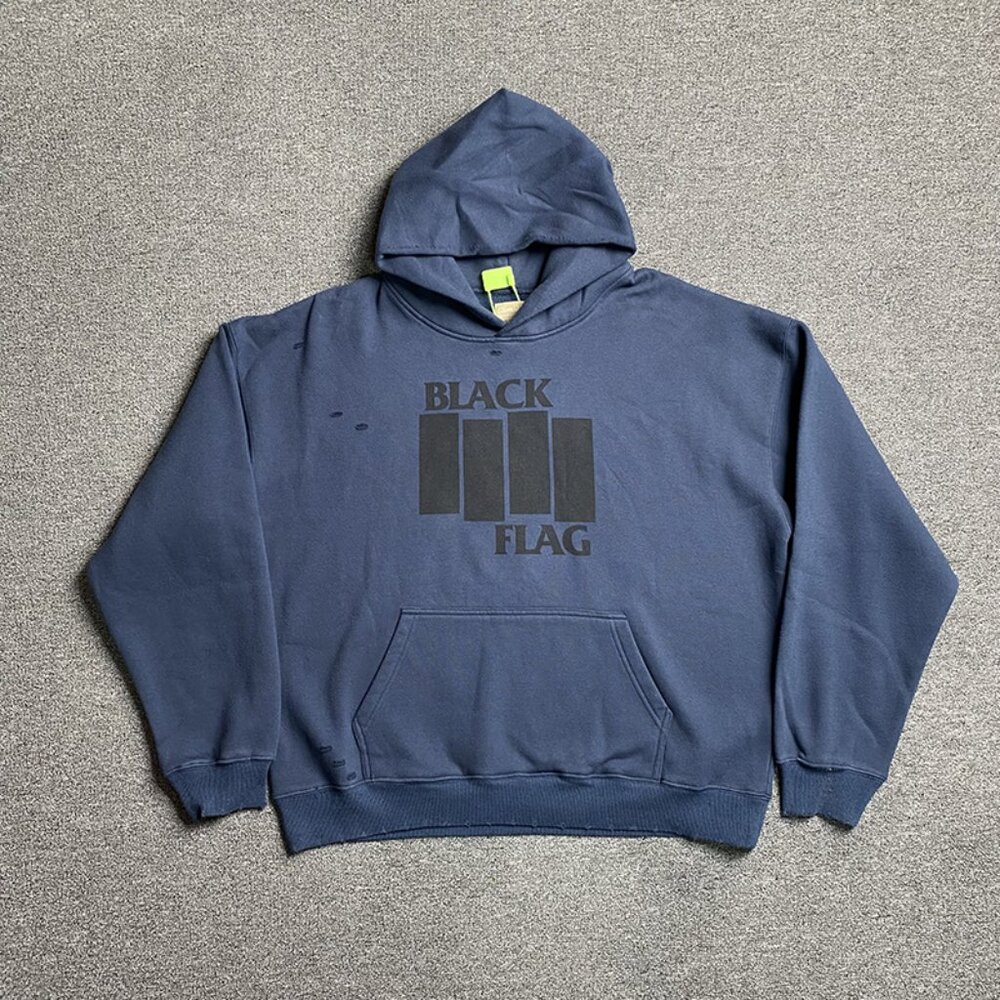 CHOOOSELF Black Flag Retro Hoodie